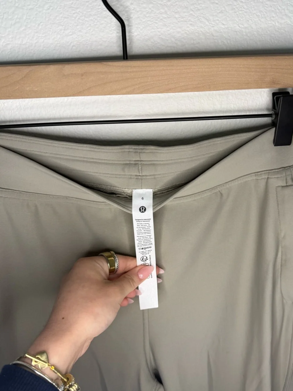 Adapted State High Rise Fleece Joggers -Riverstone - Picture 3 of 5